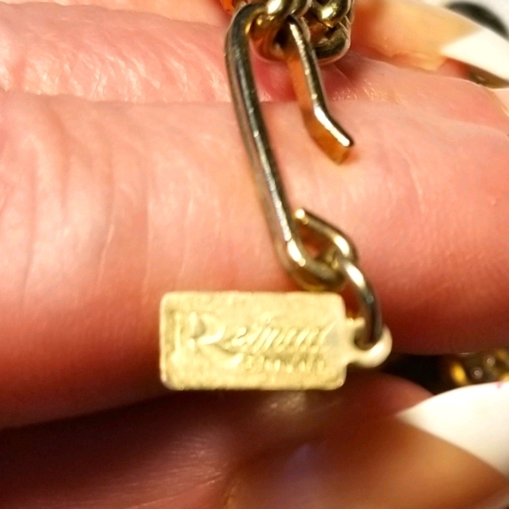 DESIGNER REINAD 5th Ave Crystal RS Necklace Vintage - Picture 4 of 8